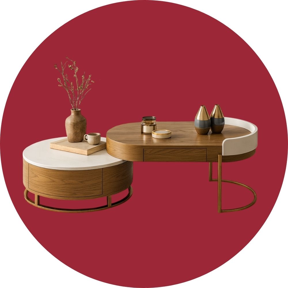 قسم طاولات القهوة والتلفزيون