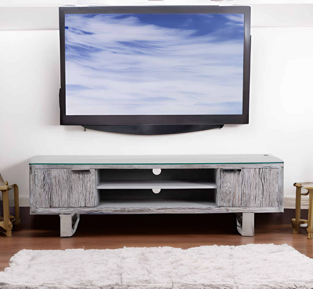 

طاولة تلفزيون ايما - رمادي