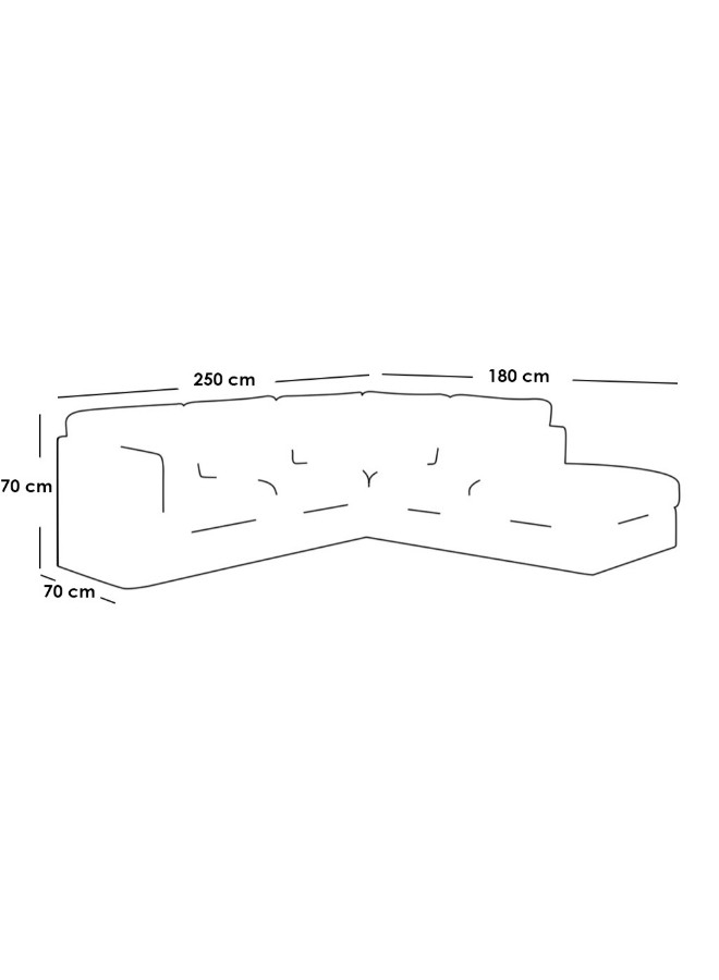 

كنبة زاوية مارت - بيج