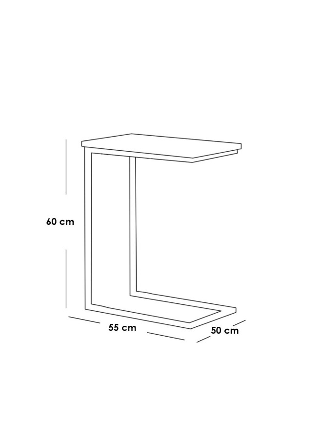 

طاولة جانبية سيلفارين - فضي