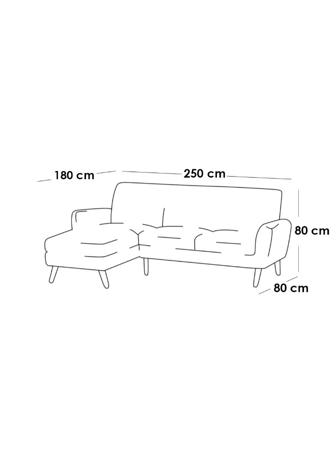 

كنب زاوية بوتونز - بيج