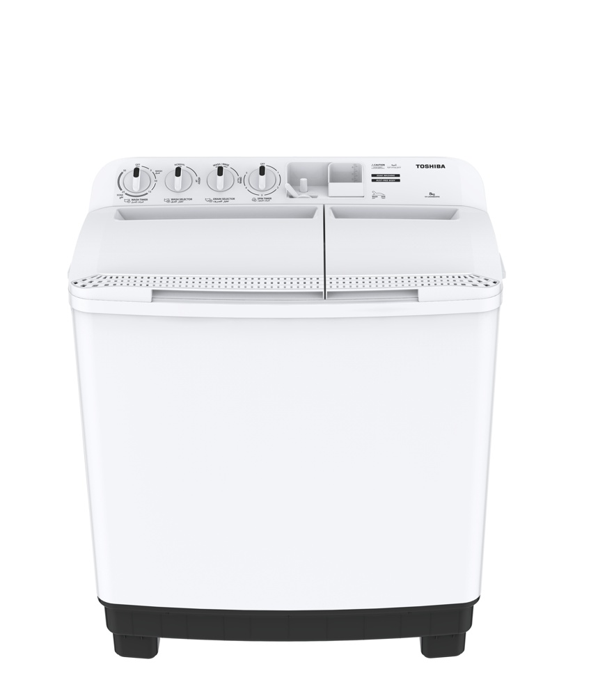 

غسالة حوضين توشيبا 8 كيلو ابيض