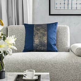 وسادة ديكور مربعة دوخو - أزرق غامق