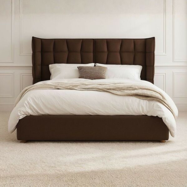 سرير كينغ جيراي 180x200 سم - بني غامق