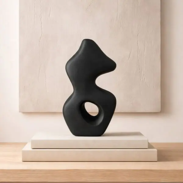 تحفة ديكور ابيلا صغيرة - اسود
