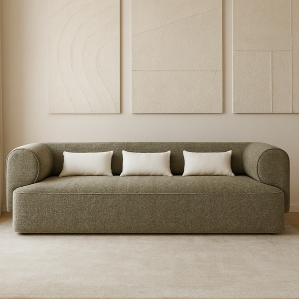 كنبة ثلاثية رامو - اخضر