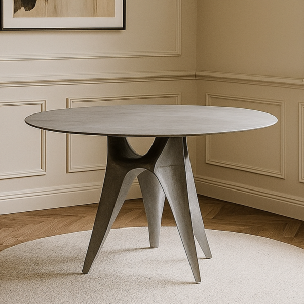 طاولة طعام راما - رمادي