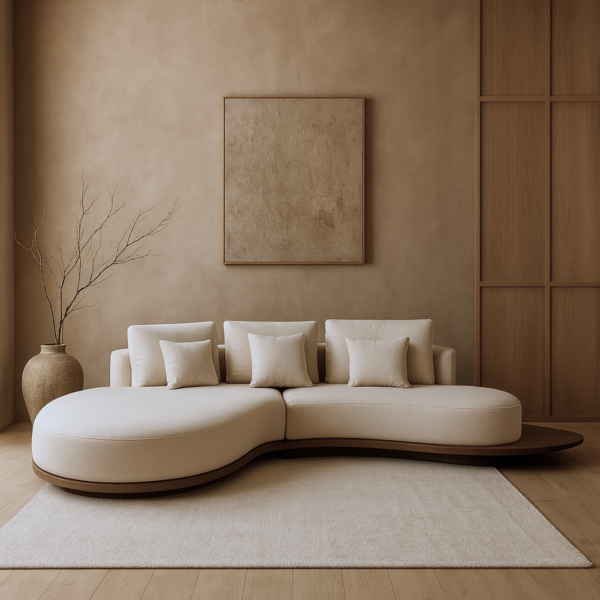 كنب زاوية جاباندي سابيلاين - بيج