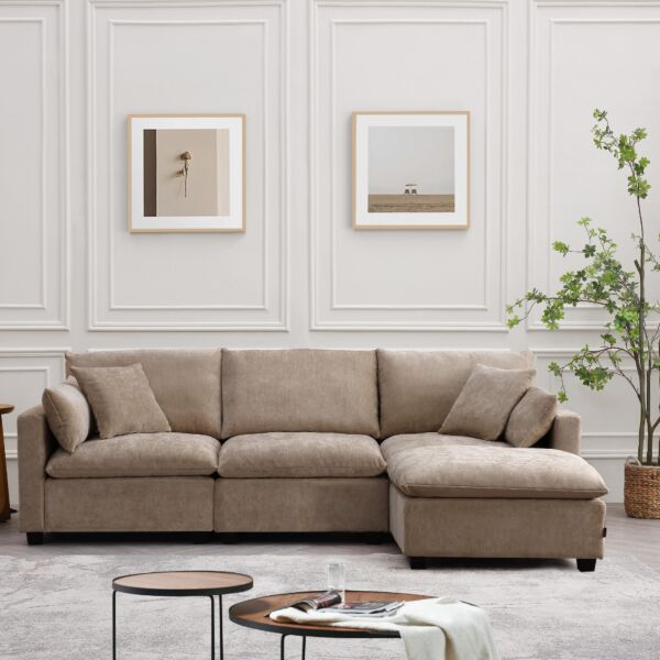 Modular Cloudline Corner Sofa - Beige
