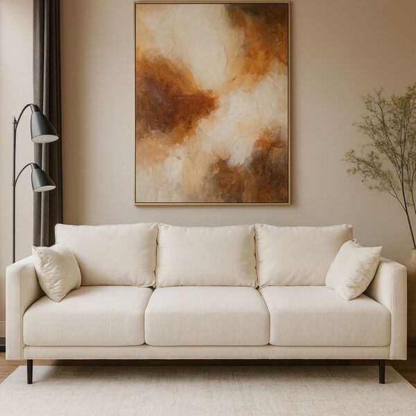 كنبة روبينا - 3 مقاعد 200 سم - اوف وايت