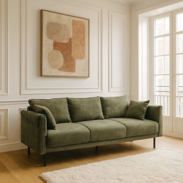 كنبة دايزي - 4 مقاعد 225 سم - اخضر