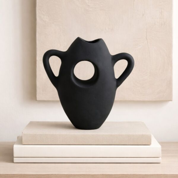 مزهرية ميتشا - اسود