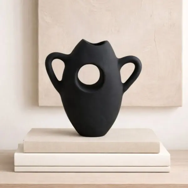 مزهرية ميتشا - اسود