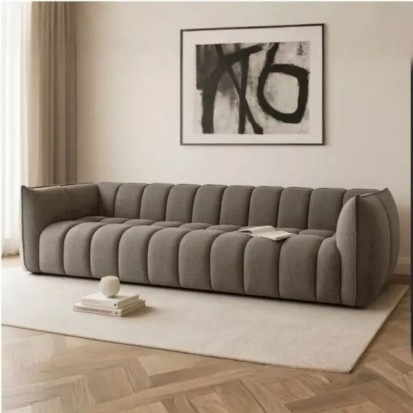 كنبة ريانا - 4 مقاعد - بني