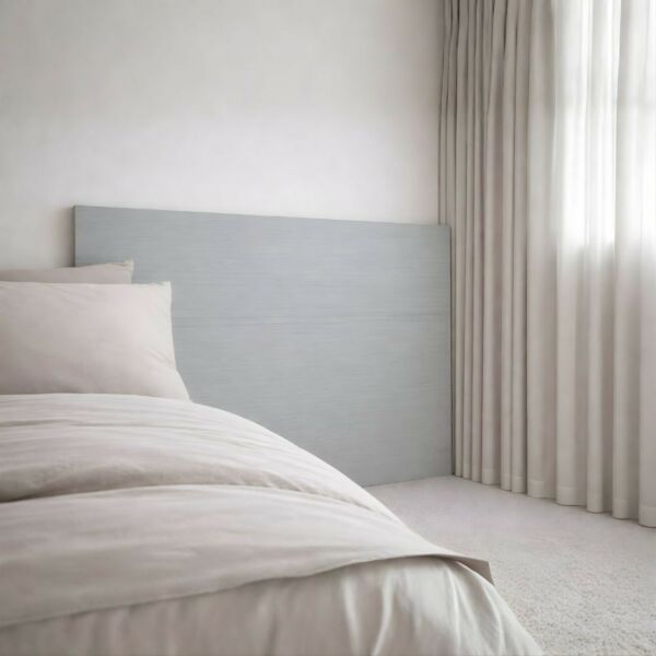 لوح رأس خشبي يانسي 120 سم - رمادي