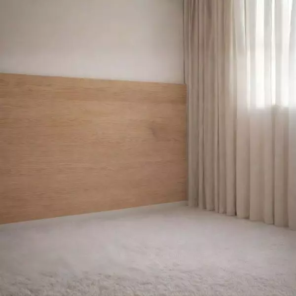 لوح رأس خشبي يانسي 220 سم - بيج