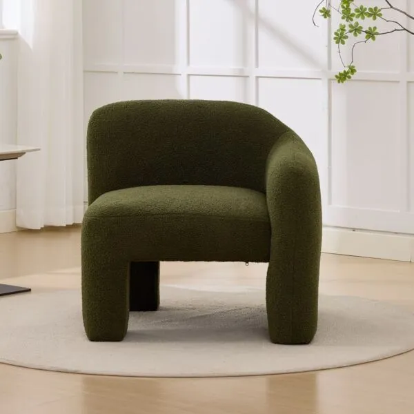 كرسي مفرد ذراع يسار يمال - اخضر