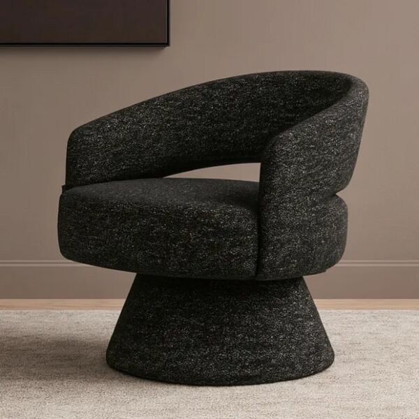 كرسي دوار مارت - اسود