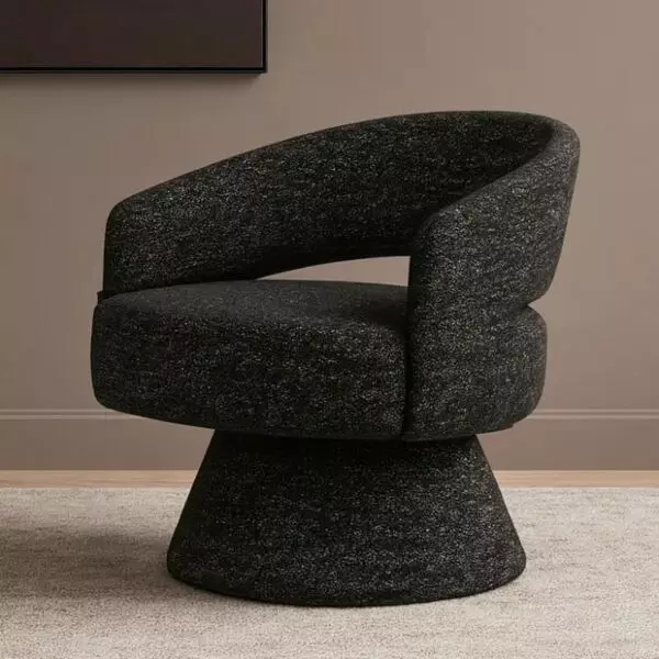 كرسي دوار مارت - اسود