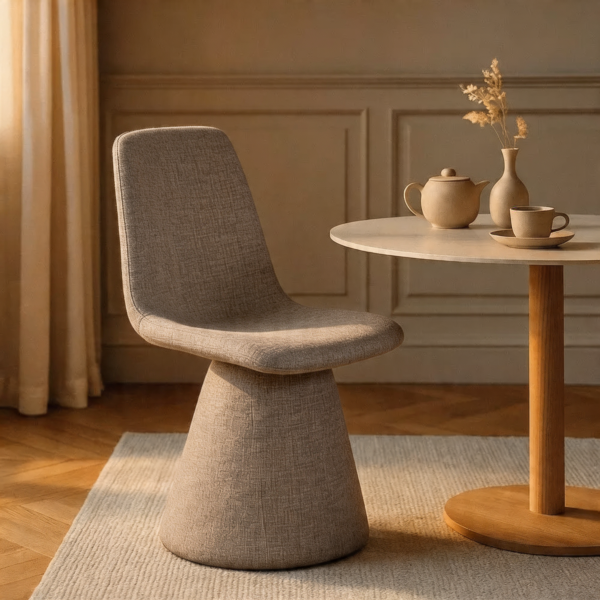 كرسي طعام بونفيست - رمادي