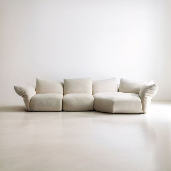 كنب زاوية شكل حرف L كارلوس - كريمي