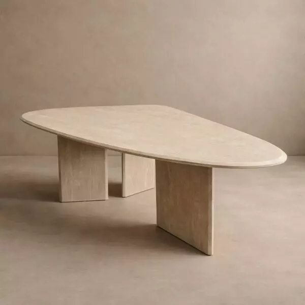 طاولة طعام سيمارا - 8 اشخاص - بيج