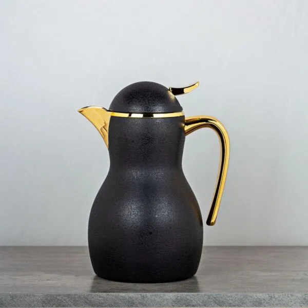 ترمس شاي أسود وذهبي 350 مل