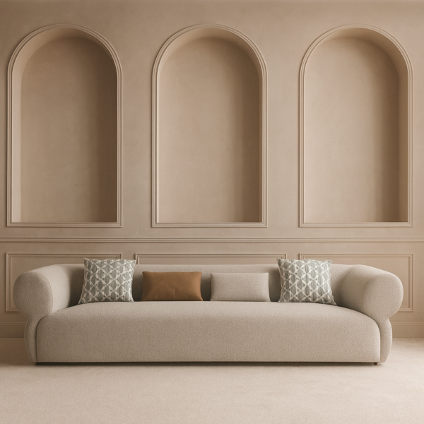 Seran Quadruple Sofa 281 cm - Gray