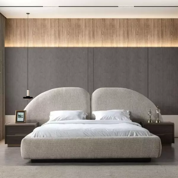 طقم غرفة نوم كينغ 5 قطع رومو - 180x200 سم