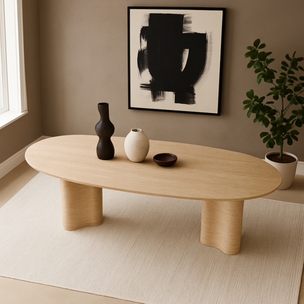 Vana 8-Person Dining Table - Beige