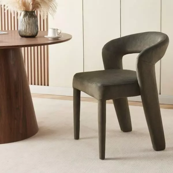 كرسي طعام نوفا - اخضر غامق