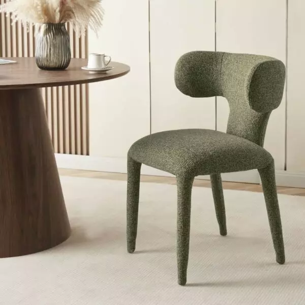 كرسي طعام افورا - اخضر