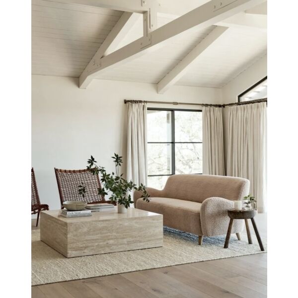 طاولة قهوة بوكس رخام ترافنتينو