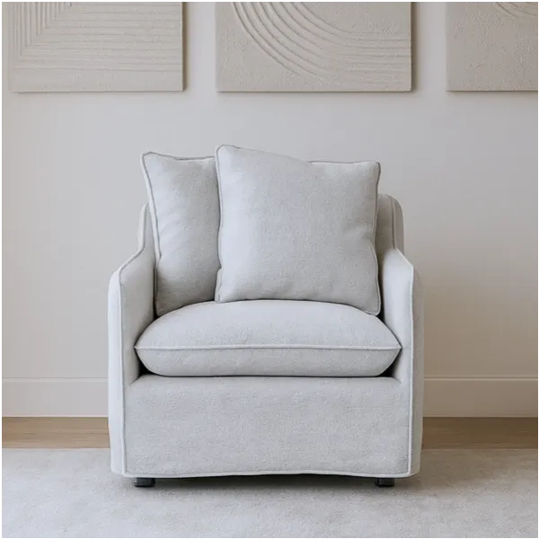 كنبة مفرد داركي - رمادي