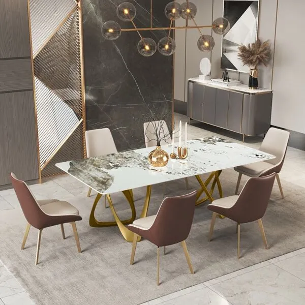 طاولة طعام مودرن نومار 6 أشخاص - متعدد الألوان