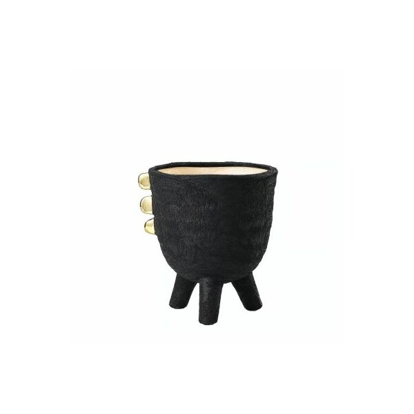 Mozra Vase - Black and Gold