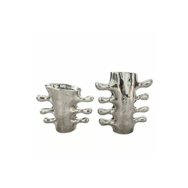 Aer Tall Vase - Silver