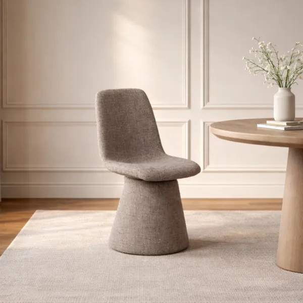 كرسي طعام بونفيست - رمادي