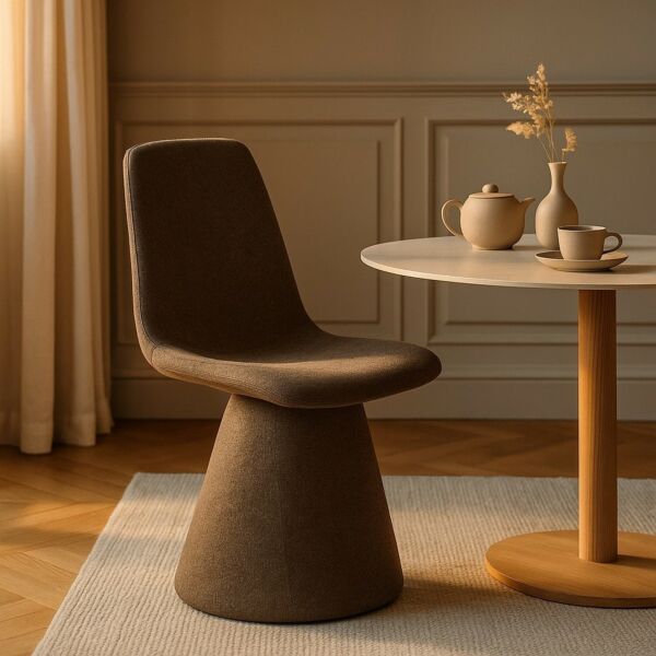 كرسي طعام بونفيست - بني