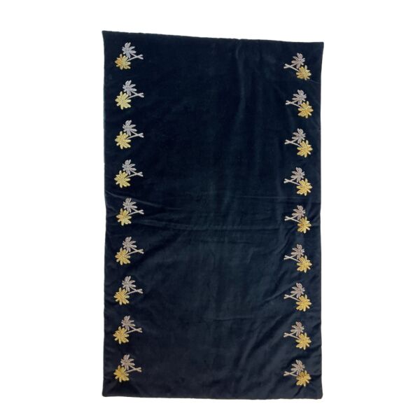 Palm Prayer Rug - Black and Multicolor