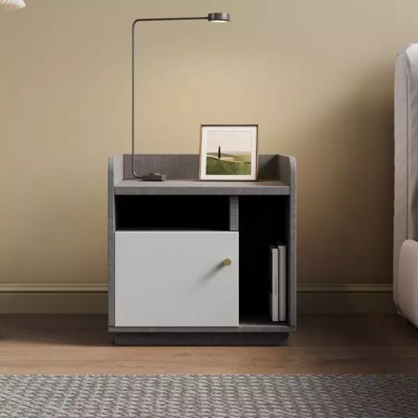 كومودينو سايا - رمادي وابيض