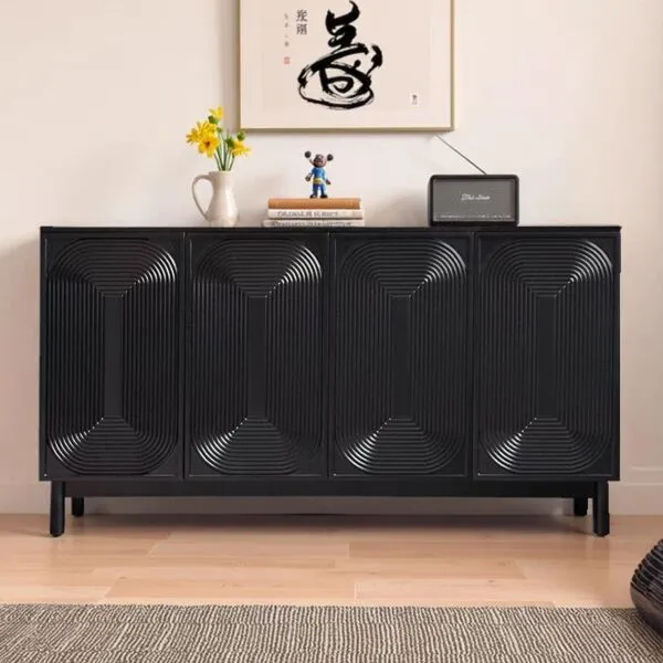 طاولة بوفيه ماندي - اسود