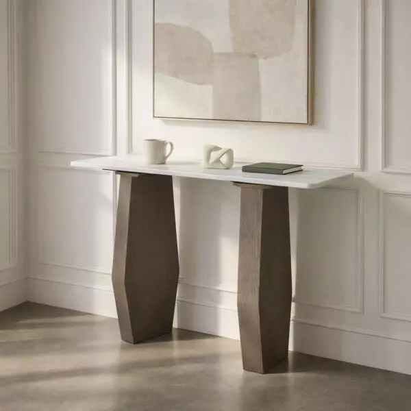 كونسول من مجموعة روفا - ابيض وبني