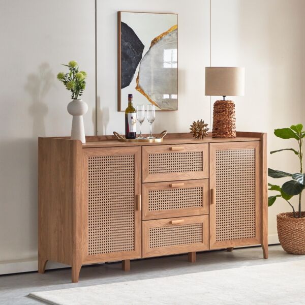 Java 3-Door Side Buffet Table