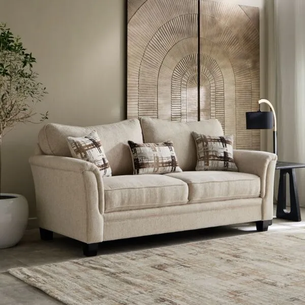 كنبة ثلاثية مع 3 وسادات من أوربان