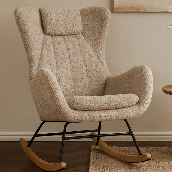 Rosalina Rocking Chair - Beige