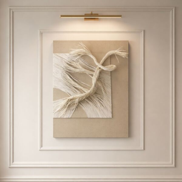 لوحة وديكور جداري ثلاثي الابعاد بيران - بيج