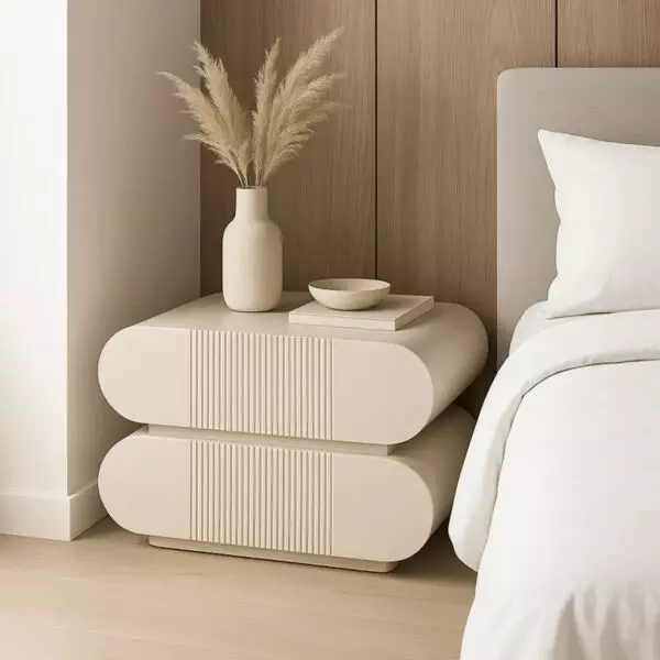 كومودينو بدرجين مالتير - ابيض