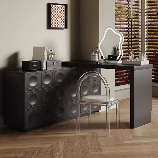 طاولة تزيين كلارينس - اسود