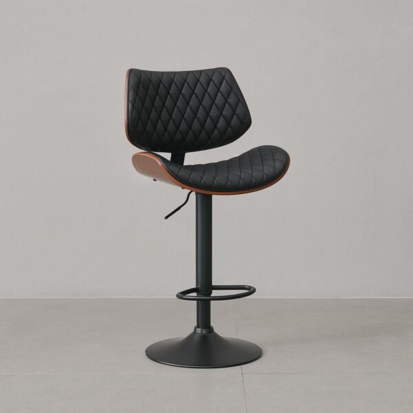 كرسي مرتفع قابل للتعديل بستيلا - اسود